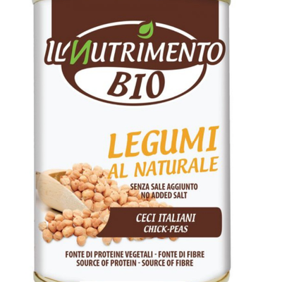 Ceci al naturale bio in scatola