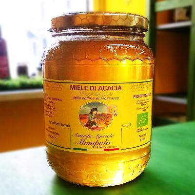 Miele d'Acacia 1000 gr Biologico Mompalà