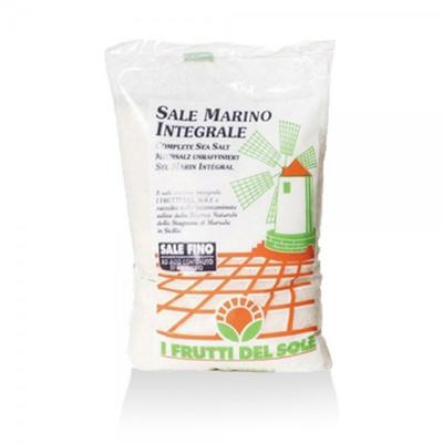 Sale marino integrale fine di Sicilia