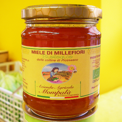 Miele Millefiori 250 gr Biologico Mompalà