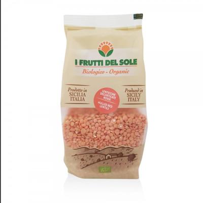 Lenticchie decorticate rosse bio Sicilia 