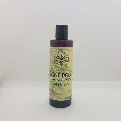 Sapone doccia olio di canapa e menta piperita di Carmagnola
No Parabeni. No EDTA. No siliconi. Cosmetico Naturale. Prodotto Vegano. Non testato sugli animali.